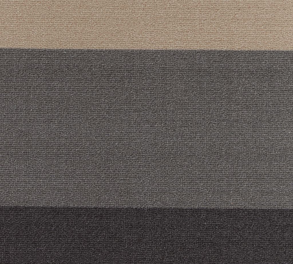 Alfombra FYR – 80x200cm, Gris/Beige - Image 3