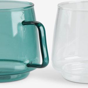 Taza de cristal ANDERS de 400 ml – Diseño minimalista